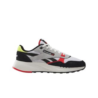 Reebok Unisex-Adult Classic Leather 2400 Sneaker, White/Black/Energy Red, 12 Women/10.5 Men