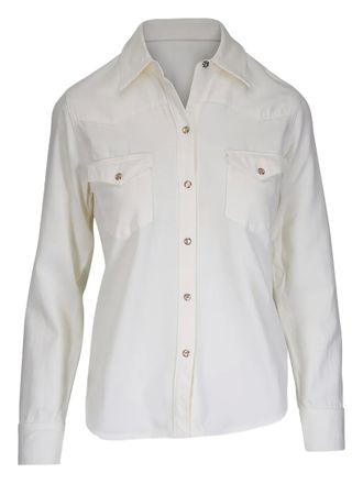 Nili Lotan Travis pocket shirt - Toni neutri