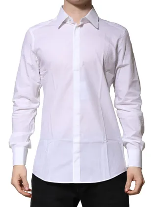 Dolce & Gabbana Cotton Dress Shirt - White