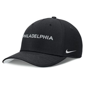 Nike Philadelphia Phillies Rise Nike Mens Dri-FIT MLB Adjustable Hat in Black | NB460G9HPP-Z8T