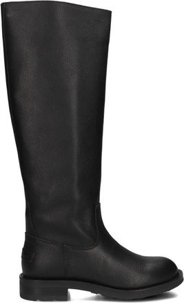 Shabbies Amsterdam Schoenen, Dames, Zwart, 39 EU, Leer, Alyd Tuba Dames Leren Laarzen