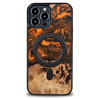 OEM Funda Bewood Unique Para Iphone 13 Pro Max - Naranja Con Magsafe