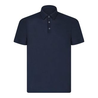 Zanone Polo Shirts, male, Blue, Size: 3XL Blue T-Shirts & Polos for Men