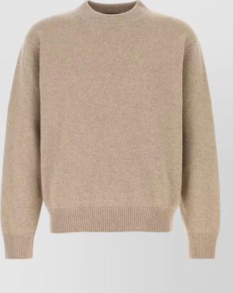 Prada cashmere crew neck sweater long sleeves