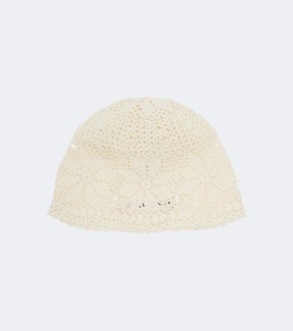 Magda Butrym Crochet cotton beanie