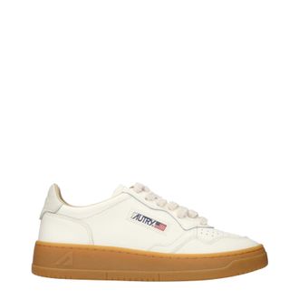 Autry Medaillengewinner M&auml;nners Sneakers Leder Beige/Marshmallow