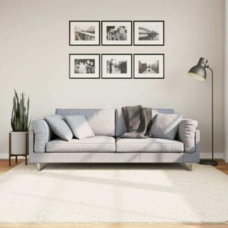 vidaXL Alfombra De Pelo Corto Oviedo Beige 200x200 Cm Vidaxl