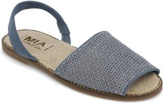 Mia Brazil Slingback Sandal in Denim Woven at Nordstrom, Size 8.5