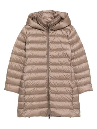 Seventy Beige Hooded Down Jacket