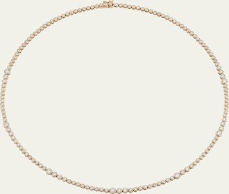 Ondyn Rainsun Tennis Necklace with Diamonds, 16L