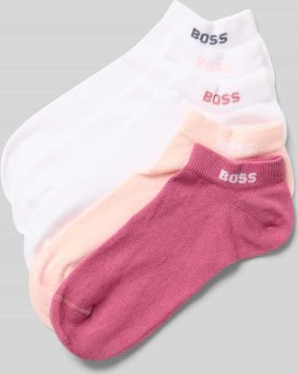 HUGO BOSS Sneaker-Socken aus Baumwoll-Mix im 5er-Pack in Hellrosa, Größe 35-38