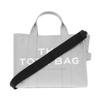 Marc Jacobs The Tote Mini - Dames - Handtassen - Grijs - ONE Size - Katoen - Tassen