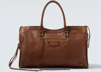 Balenciaga Le City Large leather top-handle bag