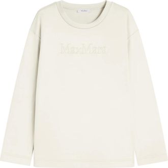 Max Mara Sweatshirts, female, White, Size: XS Berma Sweatshirt