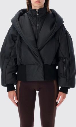 The Attico Piumino bomber oversize in nylon e cotone con cappuccio