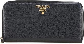 Prada Pre-owned Wallets, female, Blue, Size: ONE SIZE Pre-owned Long Wallet
