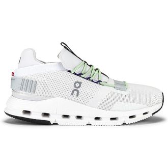 On Cloudnova Textile Synthetic Mens Low Top Trainers - White Mineral - Size:UK 6.5