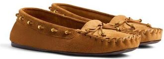 Khaite Milly Moc Toe Boat Shoe in Caramel at Nordstrom, Size 10.5Us