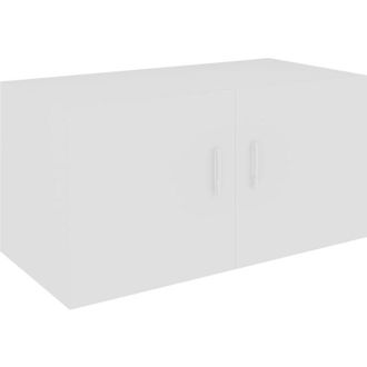 vidaXL Wall Mounted Cabinet White 80x39x40 cm Engineered Wood Vidaxl