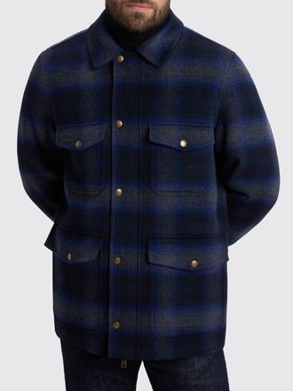 Woolrich Tartan Wool-Blend Overshirt with Flap Pockets and Buttons