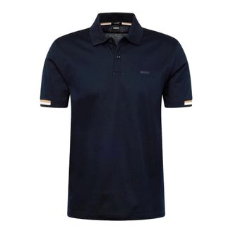 HUGO BOSS Hugo, Polo Shirts, male, Blue, Size: XL Parlay 147 Polo