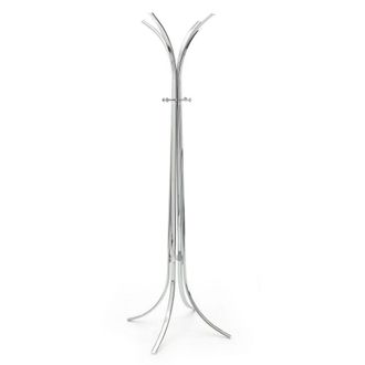 Oresteluchetta Perchero de pie metal cromado 183x62x62 cm