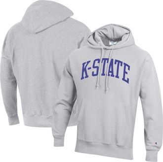 Champion Mens Champion Heathered Gray Kansas State Wildcats Team Arch Reverse Weave Pullover Hoodie in Heather Gray at Nordstrom, Size Large