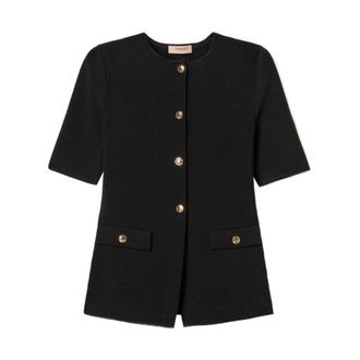 Twinset Cardigans, female, Black, Size: XL Cardigan