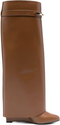 Givenchy Womens Shark Pinch Leather Boots