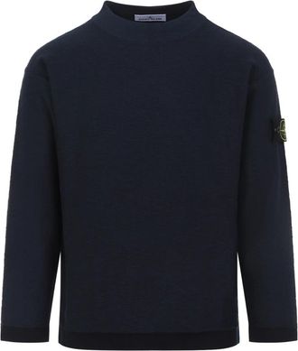 Stone Island Round-neck Truien - Heren - Ronde hals truien - Blauw - 2XL - Truien & Vesten