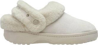 Crocs Zoccoli Classic Unfurgettable Vegan Suede - - Shoes - unisex - Bianco - 41 EU