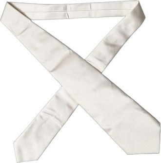 Dolce & Gabbana Stropdas - Dames - Stropdassen - Wit - ONE Size - Accessoires