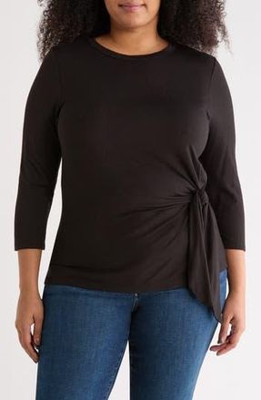 Renee C Side Knot Top in Black at Nordstrom Rack, Size 3 X