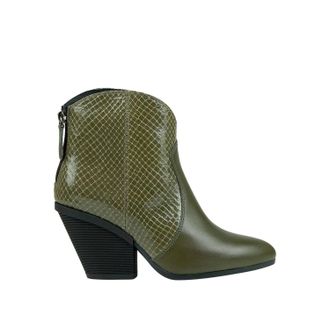 Hogan Womens H581 Ankle Boots In Green
