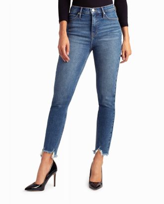 Nicole Miller Boerum Hill High Rise Slim Fit Jean In Dark Blue