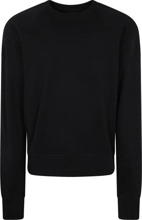 Thom Krom Truien & Vesten, Heren, Zwart, M, Ronde Hals Sweatshirt voor Mannen