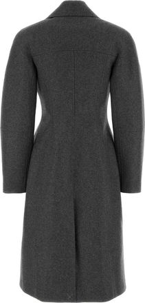 Jil Sander Womens Dark Grey Wool Coat 029 Giubbini Jacket