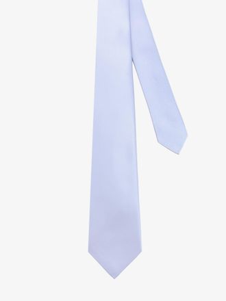 Kiton Solid Silk Necktie - Blue