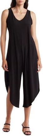 Tash And Sophie V-Neck Sleeveless Wide Leg Jumpsuit in Blk at Nordstrom Rack, Size X-Large