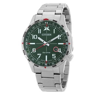 Citizen Weekender Green Dial Mens Watch BM7551-50X