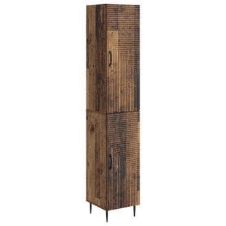 vidaXL Juego De Armarios 2 Uds. Madera Envejecida Madera De Ingenier&iacute;a Vidaxl