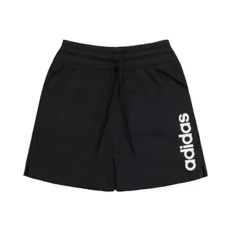 adidas (WMNS) adidas Essentials Linear French Terry Shorts Asia Sizing Black White IC4442