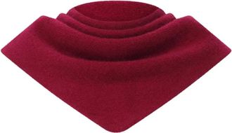 Le Bonnet Lamswol/Caregora Sjaal - Dames - Wintersjaals - Rood - ONE Size - Wol - Accessoires