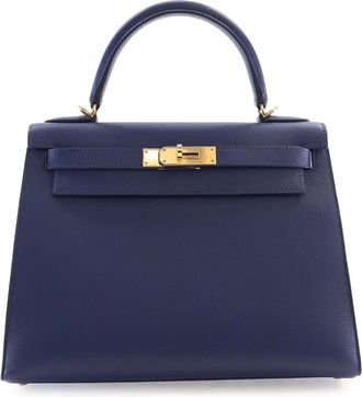 Herm&egrave;s Pre-owned Hermes Epsom Kelly II Sellier 28 Ladies MTI3M0FUW85U1QOE