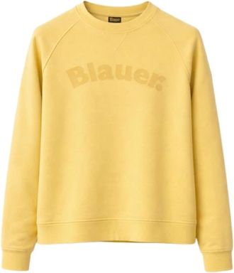 Blauer Sweatshirt - Dames - Sweatshirts - Geel - XL - Hoodies & sweatvesten
