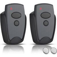 OEM Control Remoto Para Puerta De Garaje De 868,3 Mhz - Compatible Con Marantec D302-868, D304-868, D382-868, D384-868, D323-868, 2 Canales, 2 Unidades