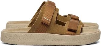 Veja Arpoador Suede Sandal - male - Veja - Sliders - Brown - 10 UK - Shoes