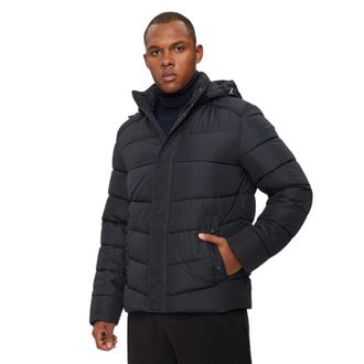 Geox Leitan Lange Parka - Heren - Winterjassen - Zwart - XL - Polyester - Jassen