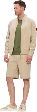 Peuterey Hoodies & sweatvesten, Heren, Beige, S, Scott Vest