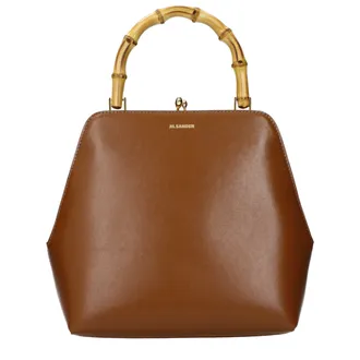 Jil Sander Brown Leather Womens Handbag